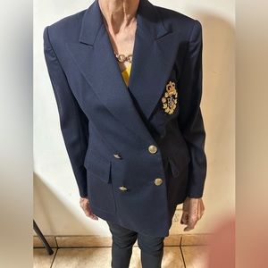 Orginal, Ralph Lauren Navy Blue Blazer